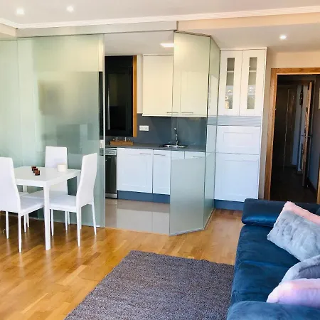 Apartamento Con Piscina Y Terraza Al Lado De La Playa Baiona Buitenkant foto